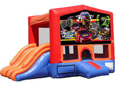 4-in-1 Combo with Double Slides - Race Cars (Dry) 4-in-1 Combo with Double Slides - Race Cars (Dry)