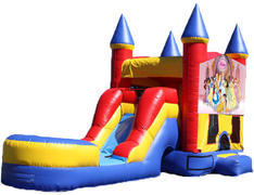 5-in-1 Castle Combo with Slide - Princesses (Dry) 5-in-1 Castle Combo with Slide - Princesses (Dry)