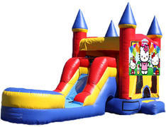 5-in-1 Castle Combo with Slide - Hello Kitty (Dry) 5-in-1 Castle Combo with Slide - Hello Kitty (Dry)