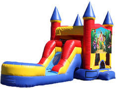 5-in-1 Castle Combo with Slide - Tinker Bell (Dry) 5-in-1 Castle Combo with Slide - Tinker Bell (Dry)