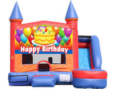 6-in-1 Castle Combo with Slide - Birthday Cake (Dry) 6-in-1 Castle Combo with Slide - Birthday Cake (Dry)