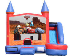 6-in-1 Castle Combo with Slide - Cars (Dry) 6-in-1 Castle Combo with Slide - Cars (Dry)