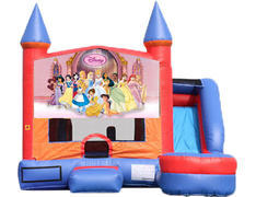 6-in-1 Castle Combo with Slide - Princesses (Dry) 6-in-1 Castle Combo with Slide - Princesses (Dry)