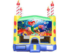 Candle Bounce House - Little Mermaid Candle Bounce House - Little Mermaid