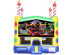 Candle Bounce House - Race Cars Candle Bounce House - Race Cars