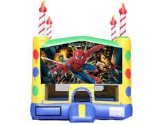 Candle Bounce House - Spiderman Candle Bounce House - Spiderman