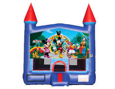 Blue & Red Castle Bounce House - Mickey & Friends Blue & Red Castle Bounce House - Mickey & Friends