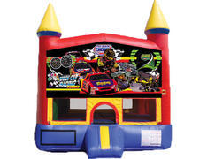 Mini Castle Bounce House - Race Cars Mini Castle Bounce House - Race Cars