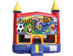 Mini Castle Bounce House - Sports Mini Castle Bounce House - Sports