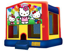 Yellow, Red & Blue Bounce House - Hello Kitty Yellow, Red & Blue Bounce House - Hello Kitty