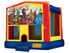 Yellow, Red & Blue Bounce House - Pirates Yellow, Red & Blue Bounce House - Pirates