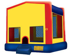 Yellow, Red & Blue Bounce House Yellow, Red & Blue Bounce House