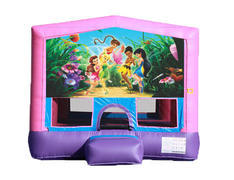 Pink & Purple Bounce House - Tinker Bell Pink & Purple Bounce House - Tinker Bell