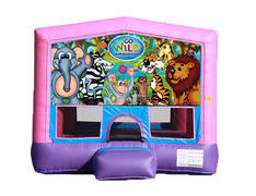 Pink & Purple Bounce House - Wild Kingdom Pink & Purple Bounce House - Wild Kingdom